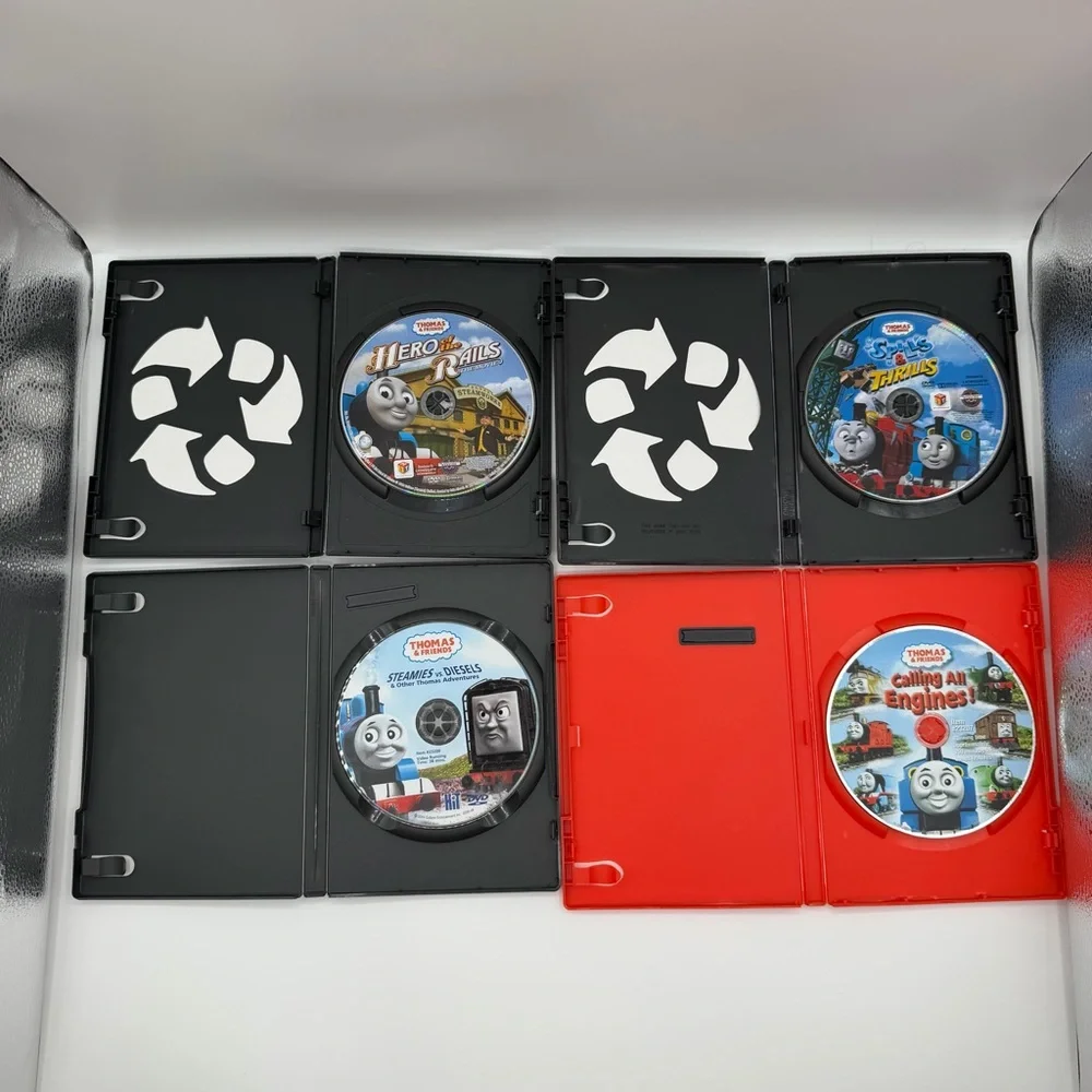 Thomas & Friends Lot of 8 Kids DVDs Thomas The Train Tank Engine TESTED WORKING